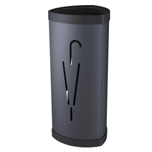 PORTAOMBRELLI in METALLO NERO H60cm Alba